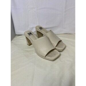 Women's Steve Madden SM York STELLA Platform Heels Sandals Size 9 Bone